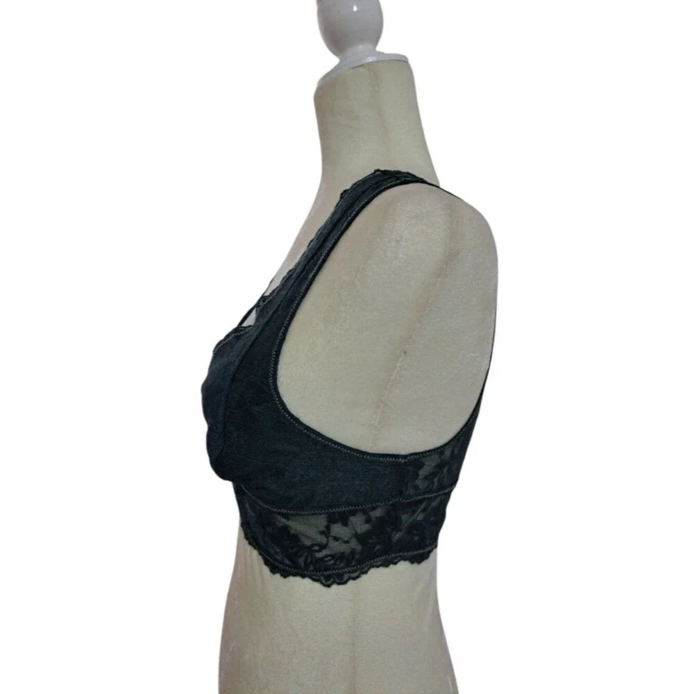 Free People Women's Green Lace Bralette Boho Sz Small